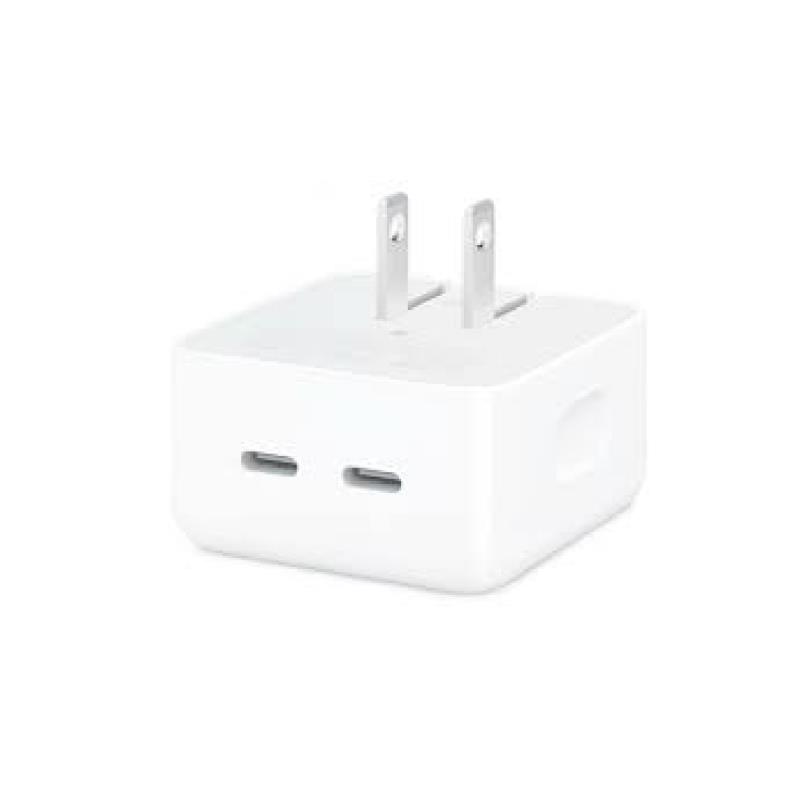 Z CARGADOR 220V FUENTE (3) IPHONE USB-C X2 CERTIFICADO 35W PATA RECTA