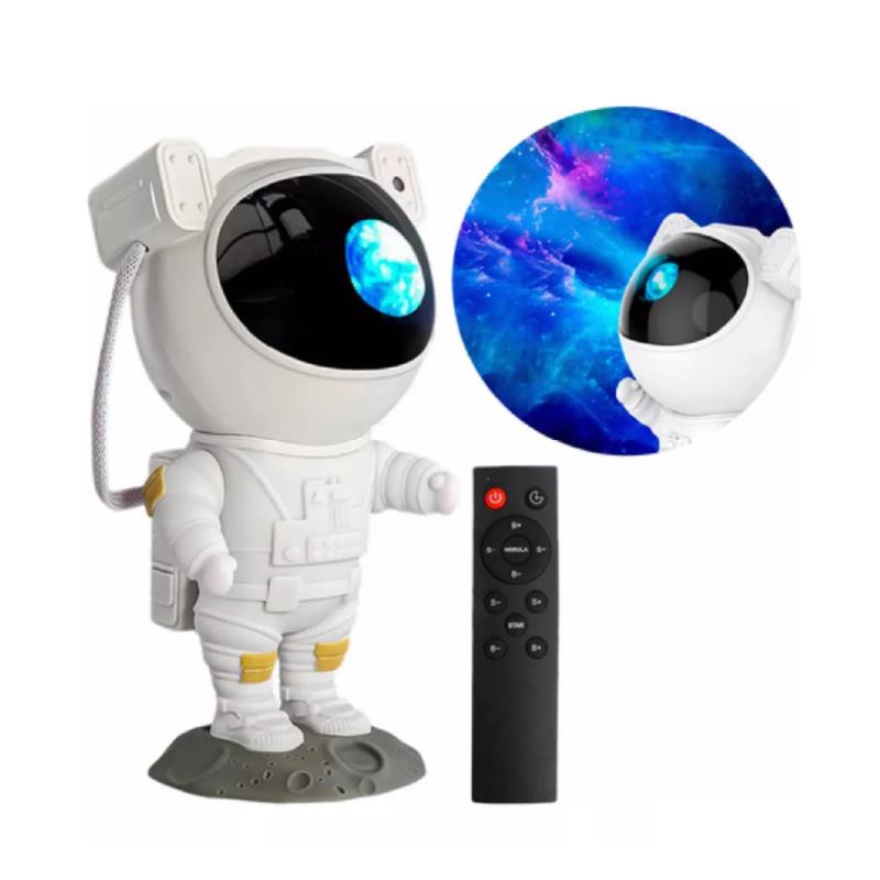Z PROYECTOR ASTRONAUTA CON BASE / PARLANTE GALAXIA ESTRELLAS LZ-GG6986