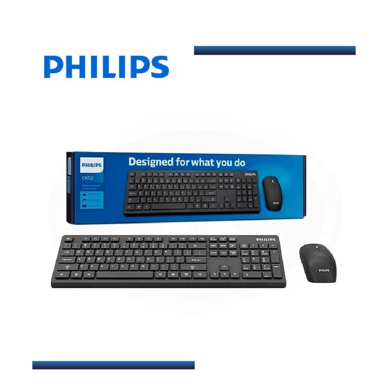 Z TECLADO Y MOUSE INALAMBRICO PHILIPS C602