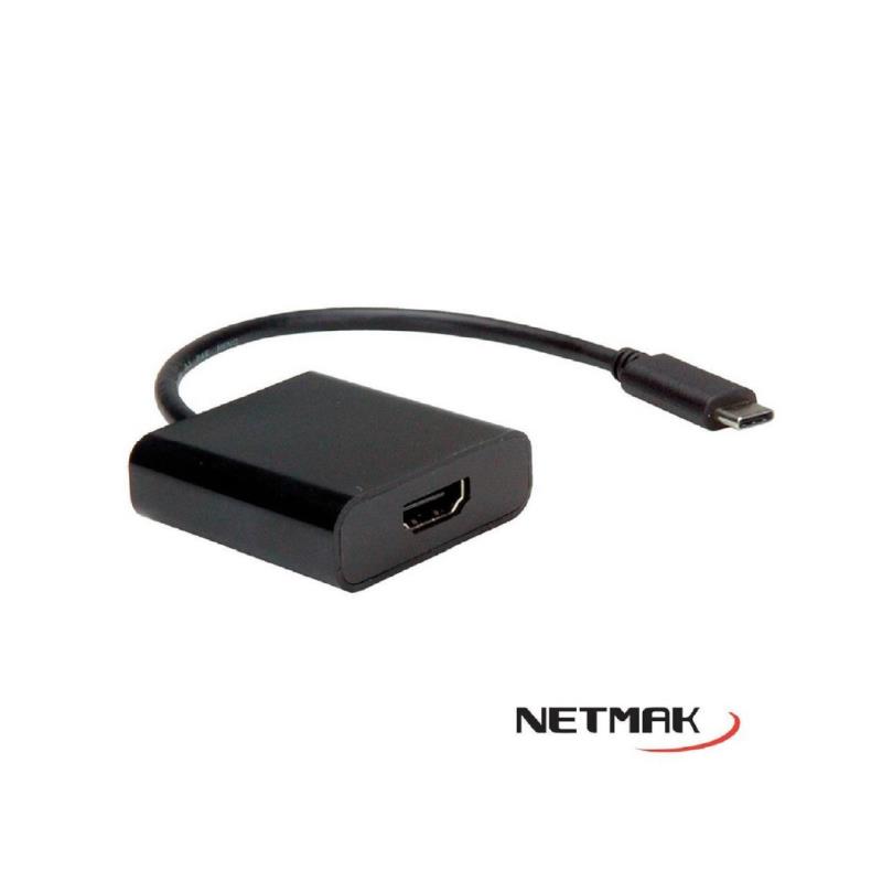 Z ADAPTADOR CONVERSOR TIPO C A HDMI NETMAK NM-TC66