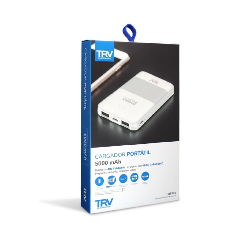 Z CARGADOR PORTATIL TRV 5000MAH BBP103