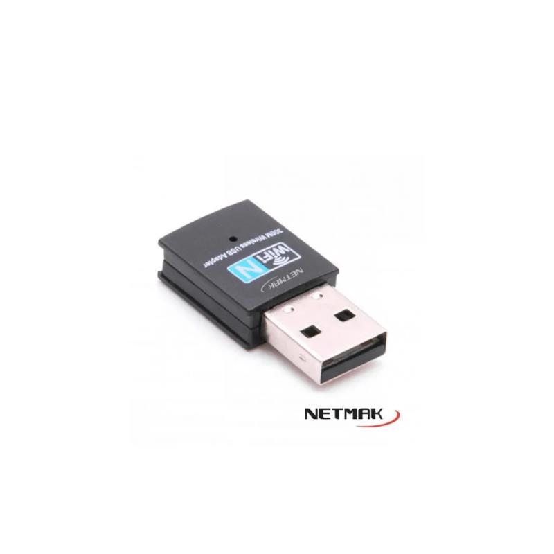 Z ADAPTADOR WIFI MINI USB BLUETOOTH 300MBPS NETMAK NM-CS300