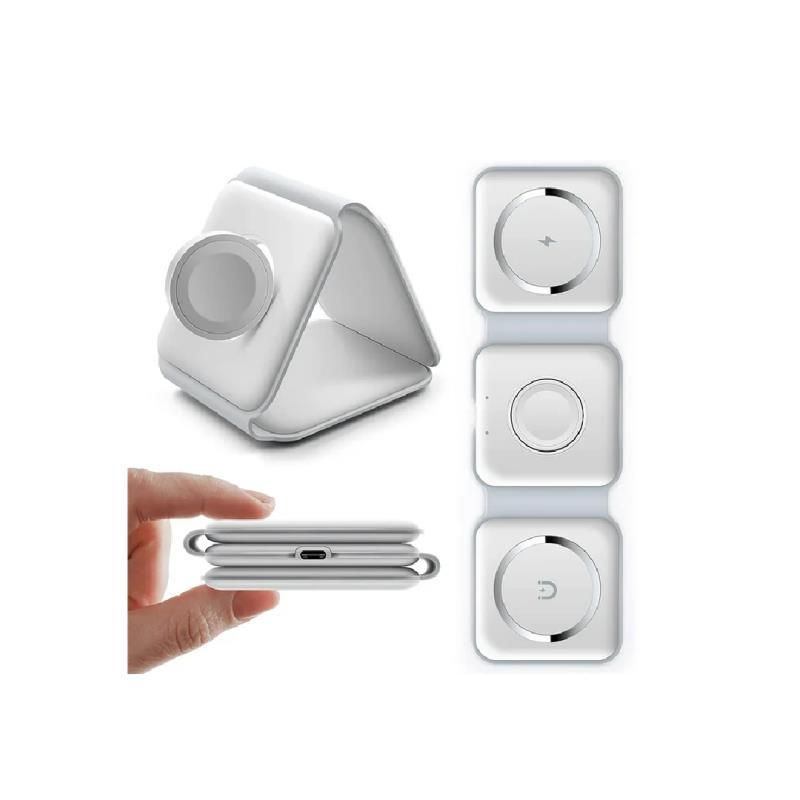 Z CARGADOR INALAMBRICO PLEGABLE MAGSAFE 3 EN 1