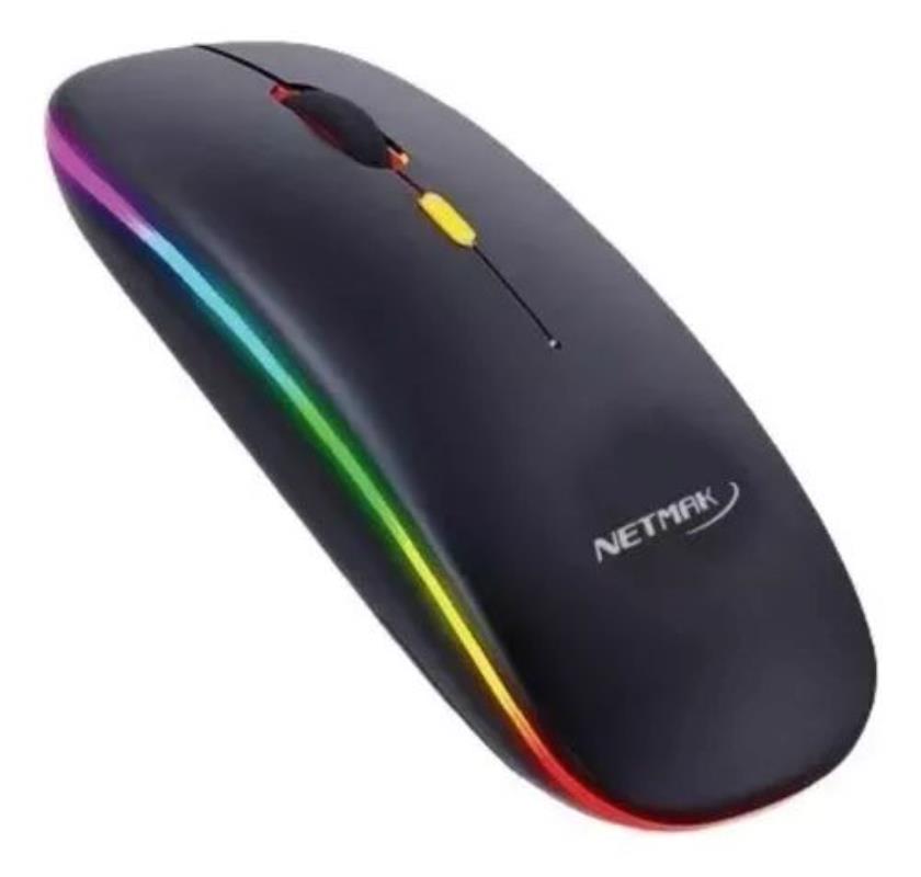 Z MOUSE INA (2) NETMAK RECARGABLE RETROILUMINADO NM-W90