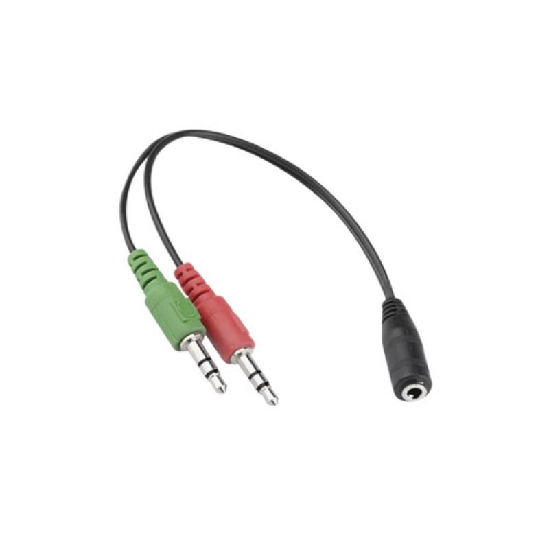 Z ADAPTADOR 3.5 HEMBRA A 2 3.5 MACHO PARA PS4