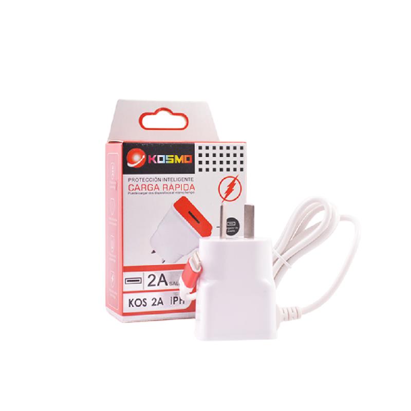 Z CARGADOR 220V USB + MICRO USB 2 EN 1 KOSMO 2A ( C )