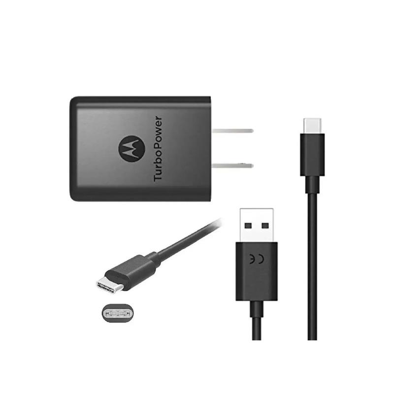 Z CARGADOR 220V TIPO C MOTOROLA TURBO POWER 30W CERTIFICADO ( C )