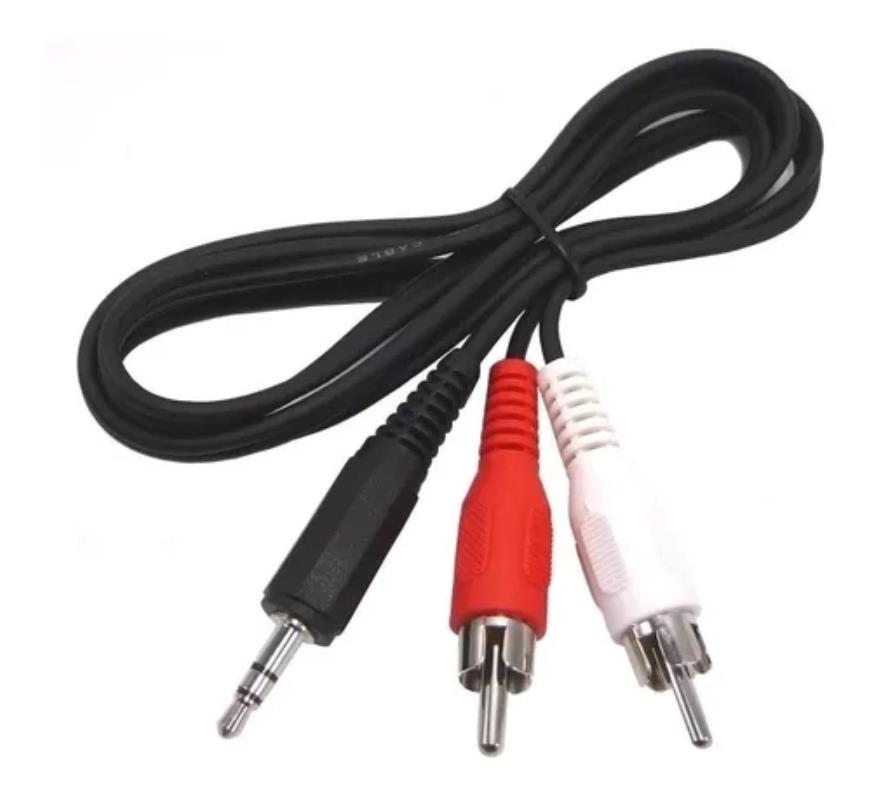 Z CABLE AUX MINIPLUG - 2 RCA 1.8M ( C )